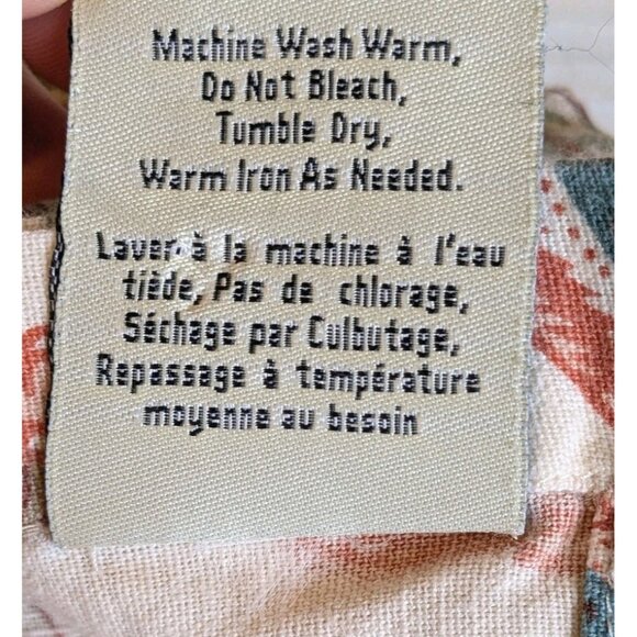 Pottery Barn Napkins Cotton Linen  Set Of 2 Paisley Floral Cloth Colorful 20x20 - Picture 8 of 9